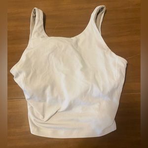 Lululemon white high neck align tank